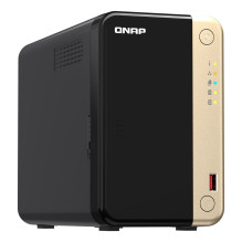 QNAP TS-264 NAS bokštas Intel® Celeron® N5095 8 GB 0 TB QNAP QTS juoda, auksinė