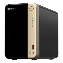 QNAP TS-264 NAS Tower Intel® Celeron® N5095 8 GB 0 TB QNAP QTS Black, Gold