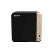 QNAP TS-464 NAS Tower Intel® Celeron® N5095 8 GB DDR4 0 TB QNAP QTS Black