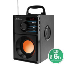 Media-Tech BOOMBOX BT 15 W nešiojama stereo kolonėlė, juoda Media-Tech BOOMBOX BT 15 W nešiojama stereo kolonėlė, juoda
