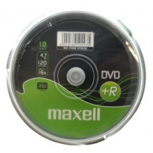 „Maxell M160“ tuščias DVD diskas, 4,7 GB, DVD+R, 10 vnt.