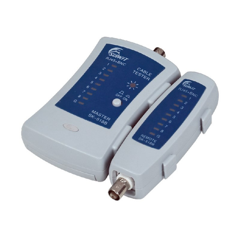 Alantec NI007 tinklo kabelio testeris PoE testeris mėlynas, pilkas