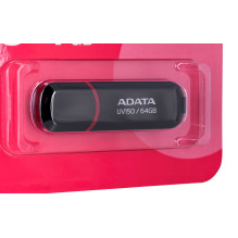 ADATA 64GB DashDrive UV150 USB atmintinė USB A tipo 3.2 Gen 1 (3.1 Gen 1) Juoda