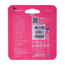 ADATA 64GB DashDrive UV150 USB atmintinė USB A tipo 3.2 Gen 1 (3.1 Gen 1) Juoda