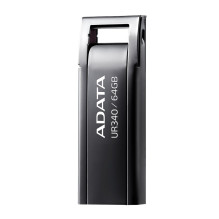 ADATA UR340 USB atmintinė 64 GB USB A tipo 3.2 Gen 2 (3.1 Gen 2) Juoda ADATA UR340 USB atmintinė 64 GB USB A tipo 3.2 Gen 2 (3.1 Gen 2) Juoda
