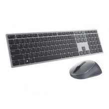 Dell Premier Multi-Device Keyboard and Mouse , KM7321W , Wireless , Ukrainian , Titanium Gray , 2.4 GHz, Bluetooth 5.0