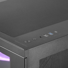 Mars Gaming MC3TCORELCDM computer case Mini Tower Black