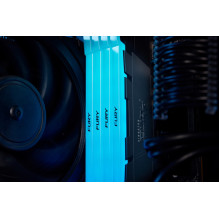 „Kingston Technology FURY“ 16 GB 3200 Mt / s DDR4 CL16 DIMM (2 vnt. rinkinys) „Renegade RGB“ „Kingston Technology FURY“ 16 GB 3200 Mt / s DDR4 CL16 DIMM (2 vnt. rinkinys) „Renegade RGB“