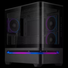 ASUS PRIME AP202 TG ARGB BLACK korpusas ASUS PRIME AP202 TG ARGB BLACK korpusas