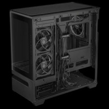 ASUS PRIME AP202 TG ARGB BLACK korpusas ASUS PRIME AP202 TG ARGB BLACK korpusas