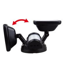 „Maclean“ LED sieninis šviestuvas su PIR jutikliu, 20 W, 1500 lm, IP65, neutrali balta 4000 K, juodas, MCE524 B