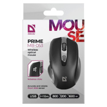 Pelės apsauga „Mouse Defender Prime MB-053 RF“ tylus, juodas, optinis