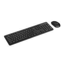 ASUS CW100 klaviatūra, komplekte pelė, universali belaidė RF, QWERTY, JAV anglų, juoda