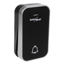 GreenBlue GB157 B Kinetic Battery-free Wireless Dorr Bell, Melodies, Black, Range up to 200m, IP44 GreenBlue GB157 B Kinetic Battery-free Wireless Dorr Bell, Melodies, Black, Range up to 200m, IP44