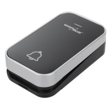 GreenBlue GB157 B Kinetic Battery-free Wireless Dorr Bell, Melodies, Black, Range up to 200m, IP44 GreenBlue GB157 B Kinetic Battery-free Wireless Dorr Bell, Melodies, Black, Range up to 200m, IP44