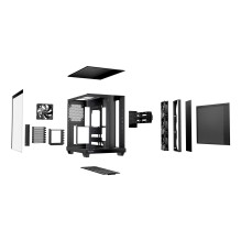 Korpusas, BE QUIET, ATX / micro ATX / Mini-ITX, Juodas, Midi Tower, PC, BGW83