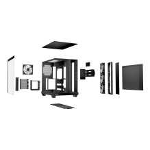 Korpusas, BE QUIET, ATX / micro ATX / Mini-ITX, Juodas, Midi Tower, PC, BGW85