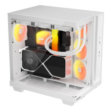 Case, BE QUIET, ATX / micro ATX / Mini-ITX, White, Midi Tower, PC, BGW86