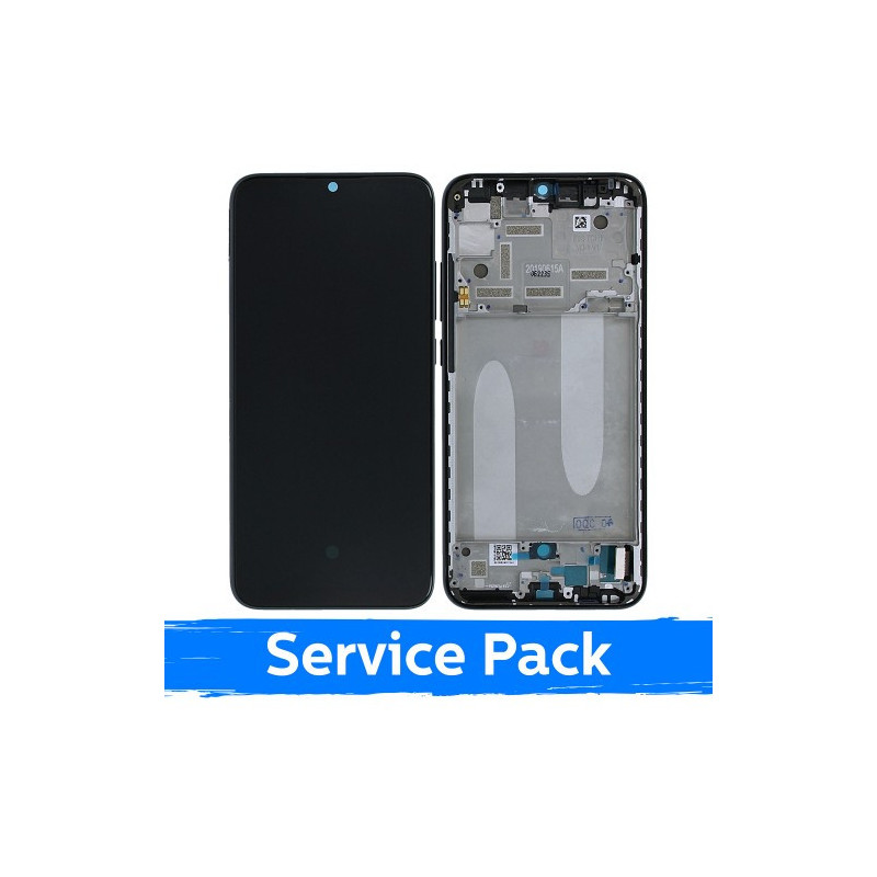 Screen for Xiaomi Mi A3 with frame / Kind of Gray / (Service Pack)