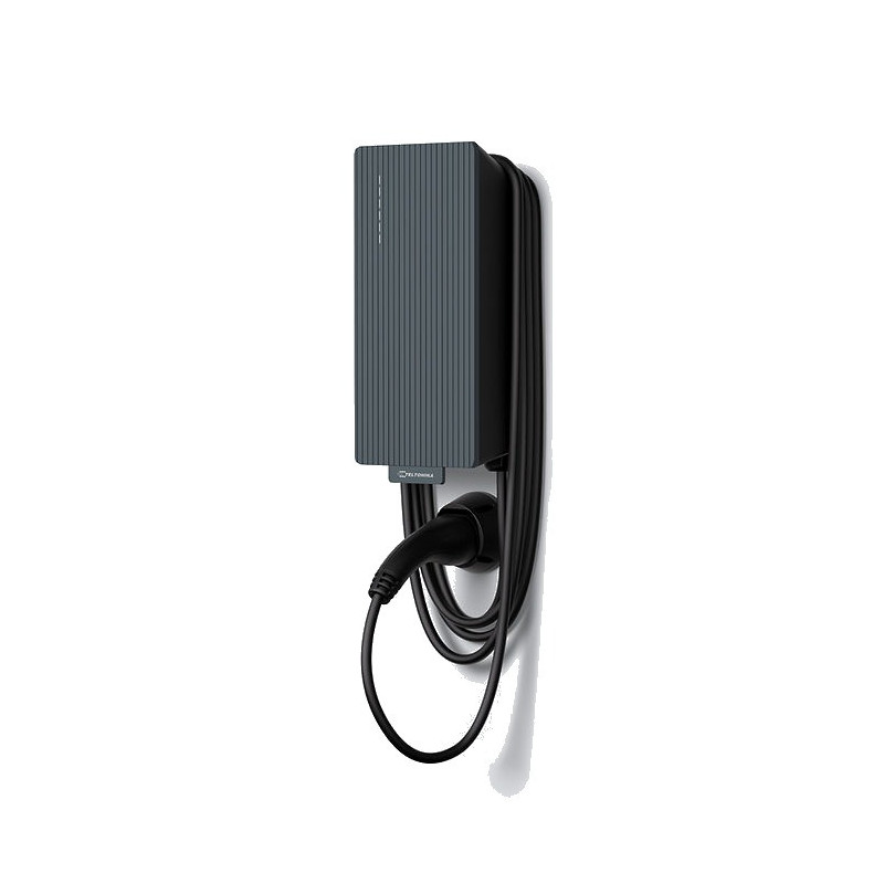 Car charging station Teltonika TeltoCharge EVC2001120S0 (5 m cable, 11 kW, 16 A, 3 phases, GSM, Wi-Fi, OCPP 1.6, IP56)