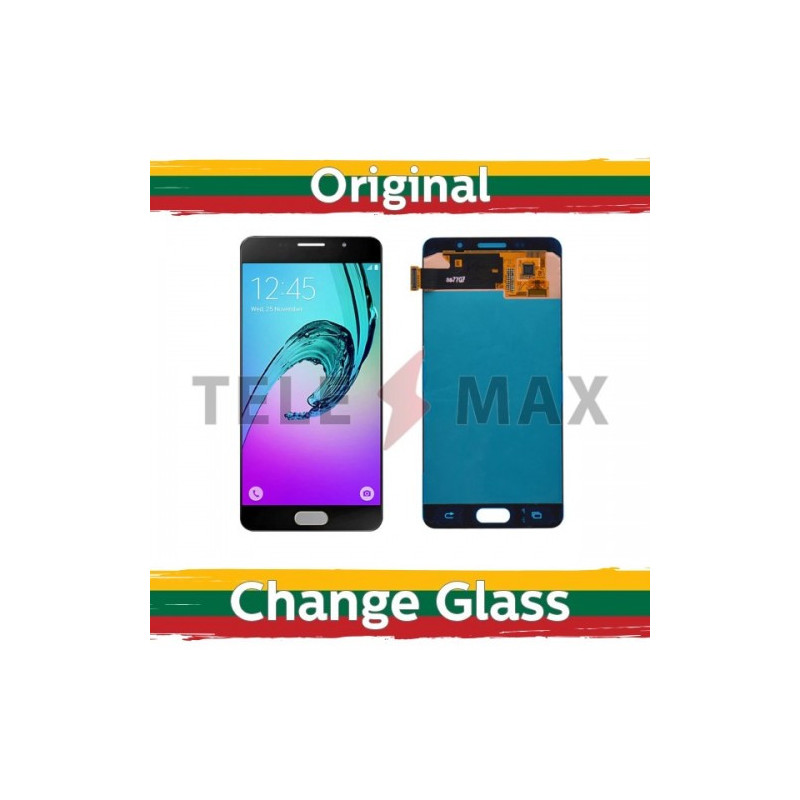 Ekranas skirtas Samsung A510 2016 A5 juodas (Atnaujintas: Telemax)