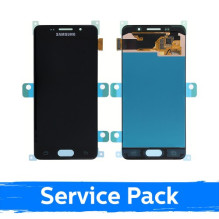 Ekranas skirtas Samsung A310 2016 A3 juodas (Service Pack)