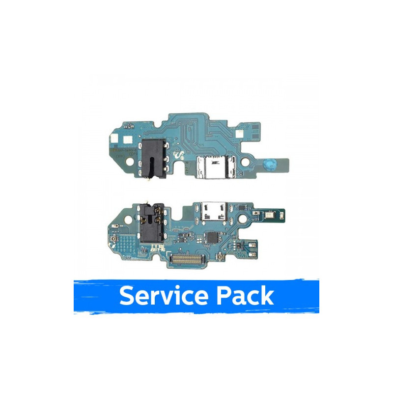 Krovimo lizdas skirtas Samsung A105 A10 (EU version) su lanksčiąja jungtimi / plata (Service Pack)
