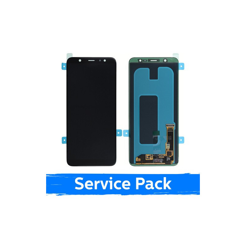 Ekranas skirtas Samsung A605 2018 A6+ juodas (Service Pack)