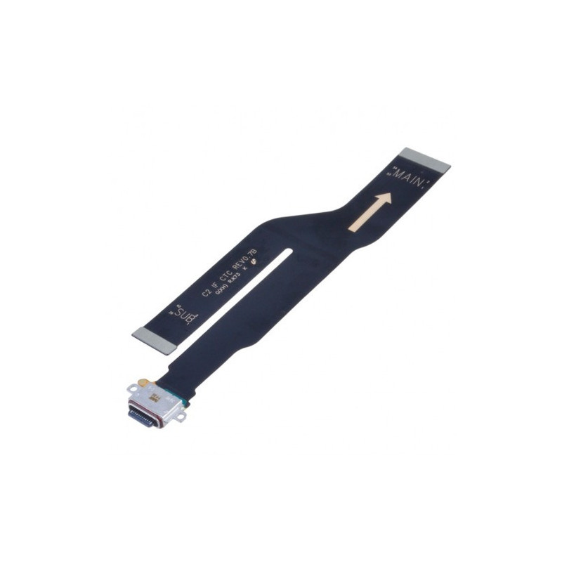 Krovimo lizdas skirtas Samsung N985 Note 20 Ultra su lanksčiąja jungtimi OEM