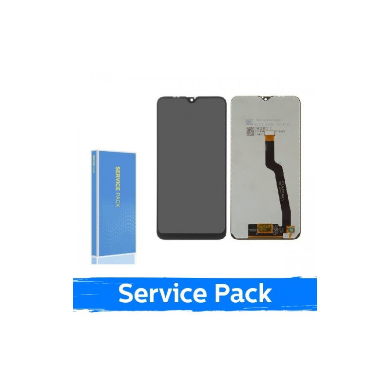 Ekranas skirtas Samsung A105 A10 juodas (Service Pack / Aftermarket)(NF version)