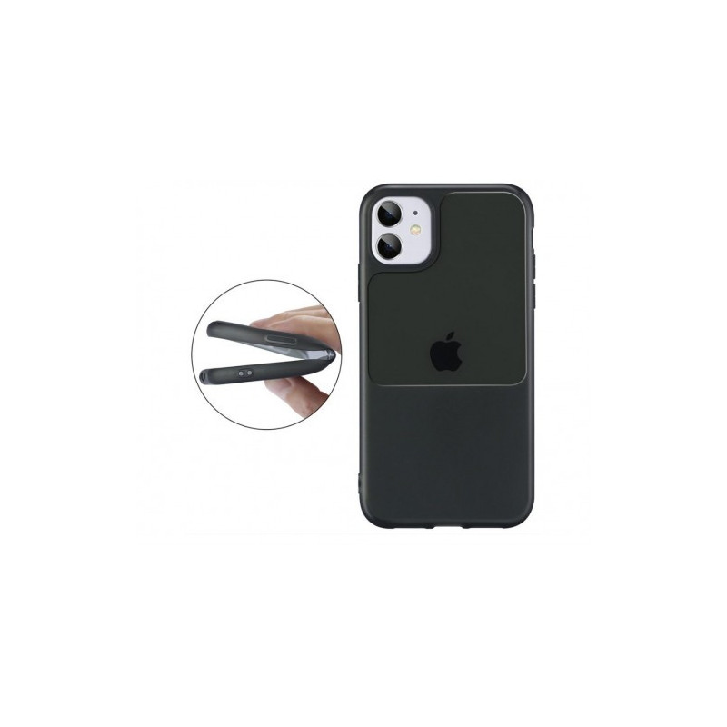 Dėklas 'Protect Window Case' Samsung G996 S21 Plus juodas