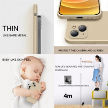 Dėklas 'Liquid Silicone' skirtas Samsung S906 S22 Plus tamsiai žalias