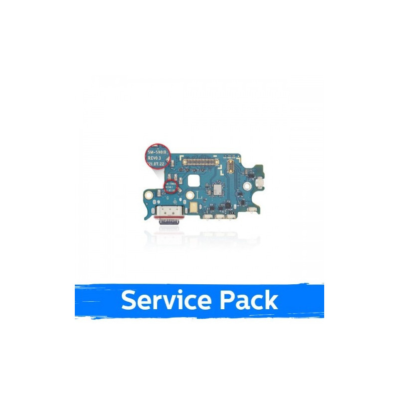 Krovimo lizdas skirtas Samsung S901 S22 su lanksčiąją jungtimi / plata (Service Pack)