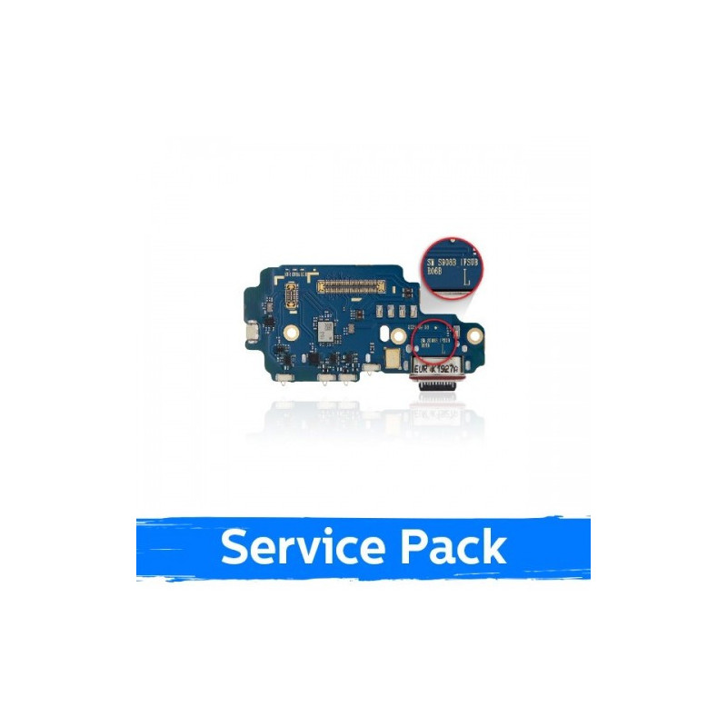 Krovimo lizdas skirtas Samsung S908 S22 Ultra su lanksčiąją jungtimi / plata (Service Pack)
