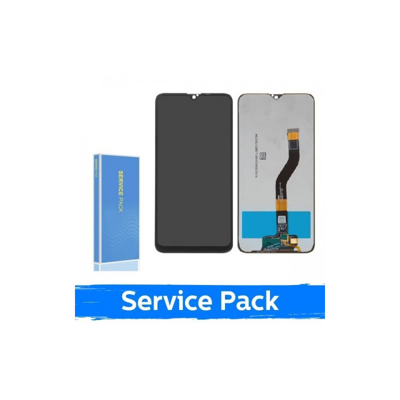 Ekranas skirtas Samsung A107 A10s juodas (Service Pack / Aftermarket)(NF version)