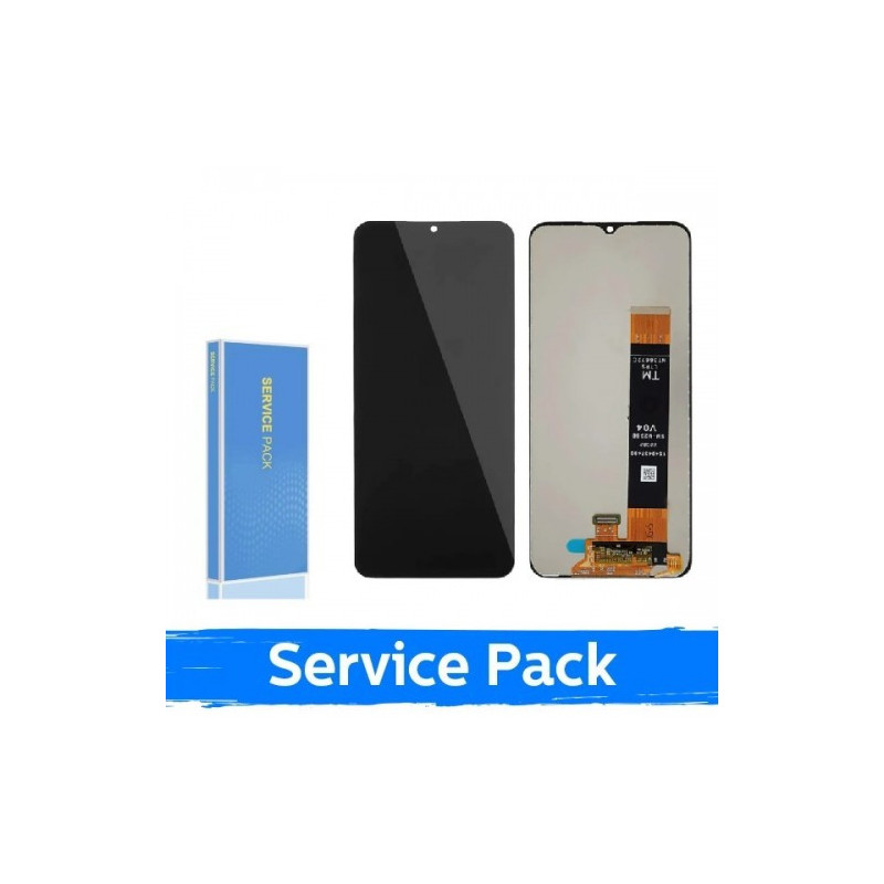 Ekranas skirtas Samsung A235 A23 / M236 M23 / M336 M33 juodas (Service Pack / Aftermarket)(NF version)