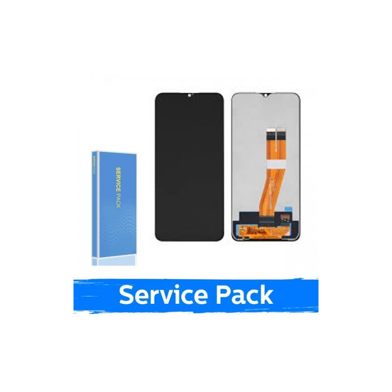 Ekranas skirtas Samsung A035F A03 non-EU juodas (Service Pack / Aftermarket)(NF version)