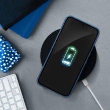 Dėklas 'Forcell Silicone' skirtas Samsung A037 A03s tamsiai mėlynas