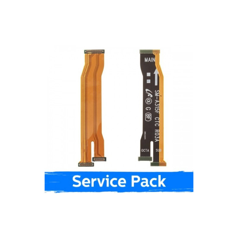Lanksčioji jungtis skirta Samsung A315 A31 pagrindinė ekrano ir matinimo / (SUB / OCTA)-(MAIN) / (Service Pack)