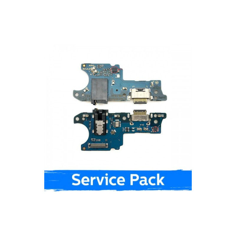 Krovimo lizdas skirtas Samsung A037G A03s su lanksčiąja jungtimi / plata 100% originalus (Service Pack)