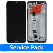Screen for Xiaomi Redmi Note 8T with frame / Moonshadow Grey / (Service Pack)
