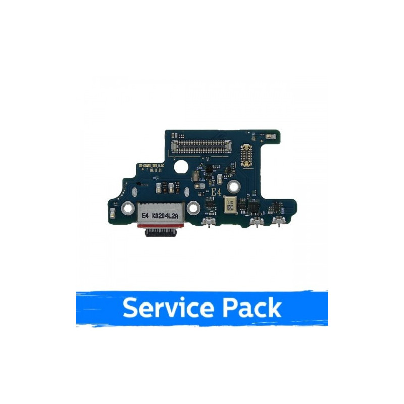 Krovimo lizdas skirtas Samsung G985 S20 Plus su lanksčiąja jungtimi / plata (Service Pack)