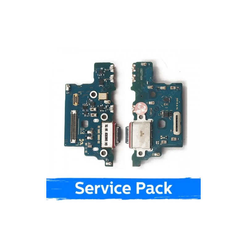 Krovimo lizdas skirtas Samsung G988 S20 Ultra su lankčiąją jungtimi / plata (Service Pack)