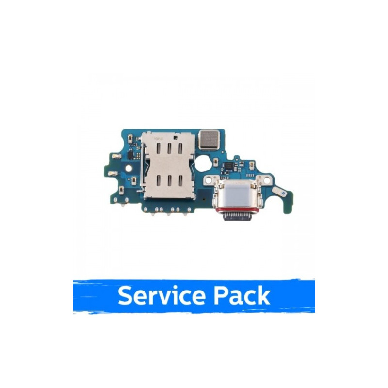 Krovimo lizdas skirtas Samsung G991 S21 su lanksčiąją jungtimi / plata (Service Pack)