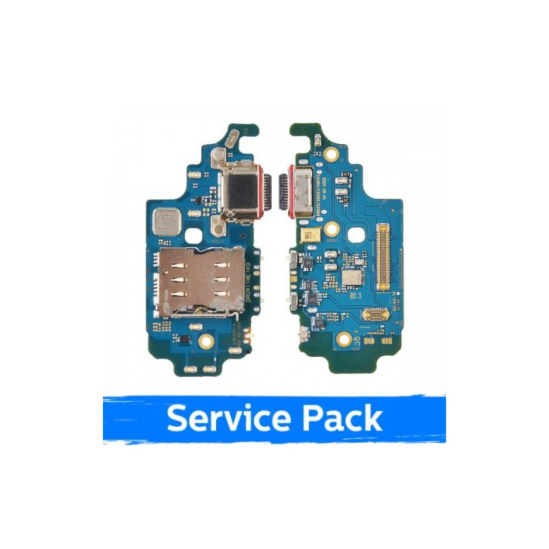 Krovimo lizdas skirtas Samsung G998 S21 Ultra su lanksčiąją jungtimi / plata (Service Pack)