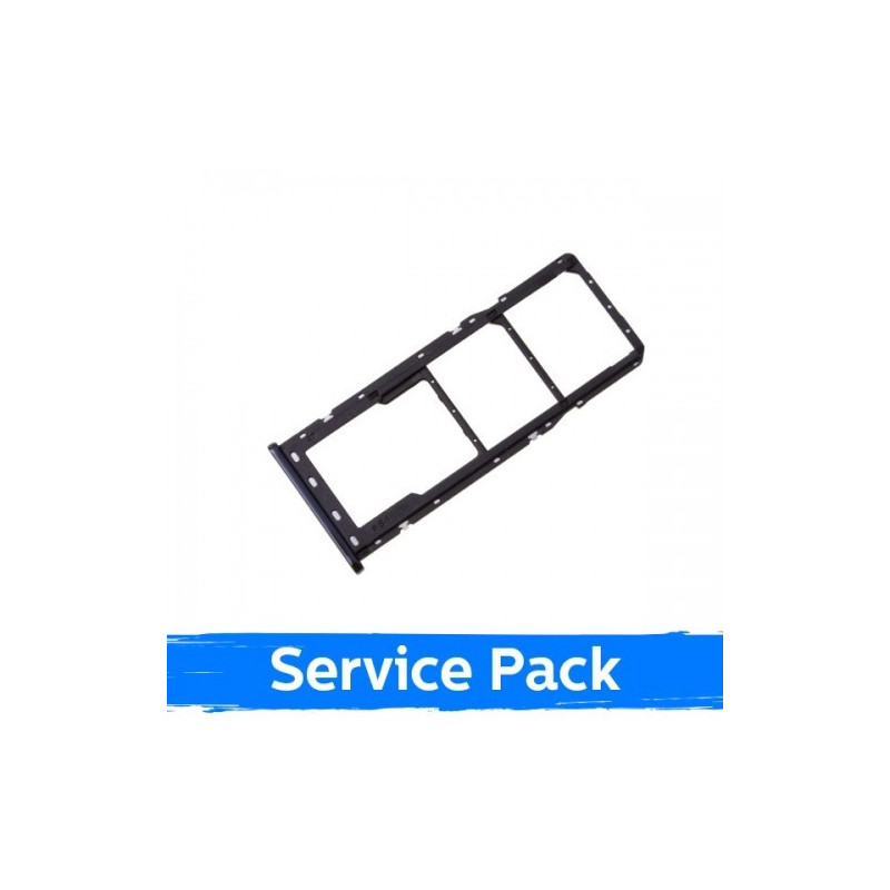 SIM stalčiukas skirtas Samsung A750 A7 2018 SIM kortelės stalčiukas juodas originalus (Service Pack)