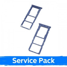 SIM stalčiukas skirtas Samsung A750 A7 2018 SIM kortelės stalčiukas mėlynas originalus (Service Pack)