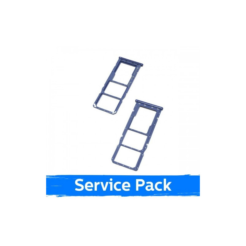 SIM stalčiukas skirtas Samsung A750 A7 2018 SIM kortelės stalčiukas mėlynas originalus (Service Pack)