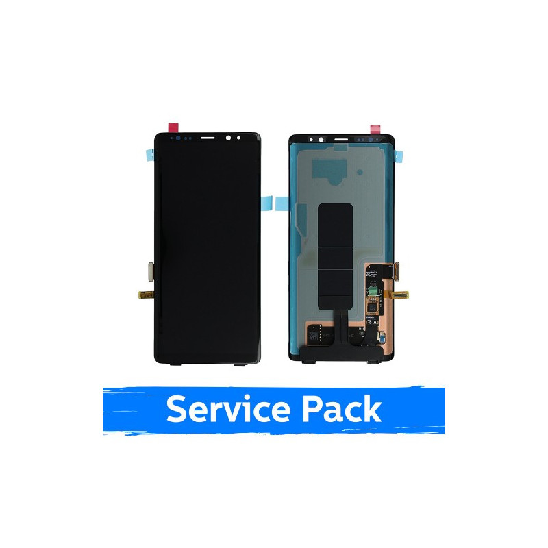 Ekranas skirtas Samsung N950 Note 8 juodas (Service Pack) (NF version)
