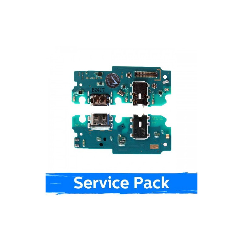 Krovimo lizdas Samsung A136 A13 5G su lanksčiąją jungtimi / plata (Service Pack)